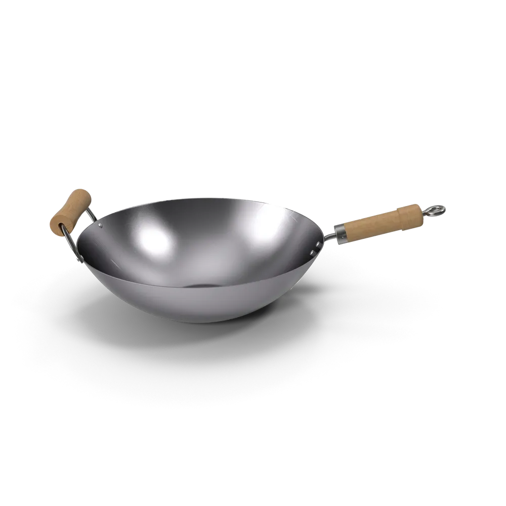 Uglerodli po'lat wok tova, 32 sm